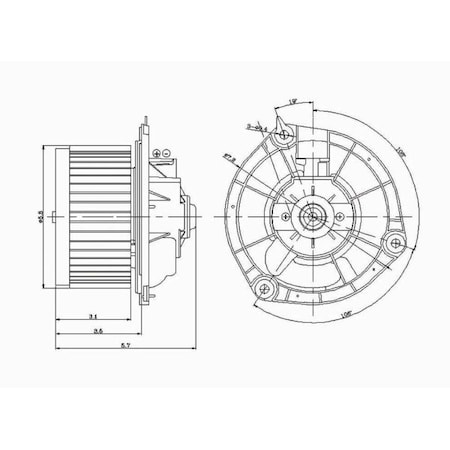 Gpd Blower Motors, 2311604 2311604